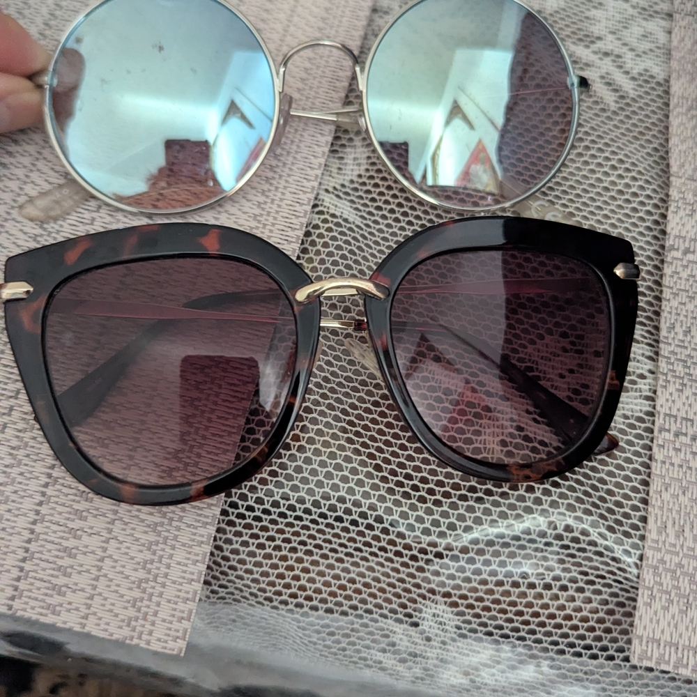 Tortoiseshell Cat-Eye Women's Sunglasses - Brown Lenses